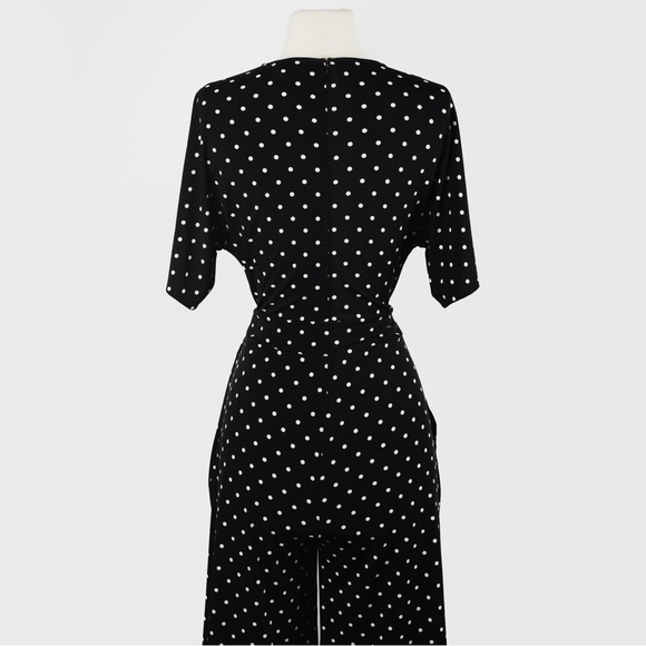 Express Polka Dot Jumpsuit Wide Leg - Picture 5 of 6